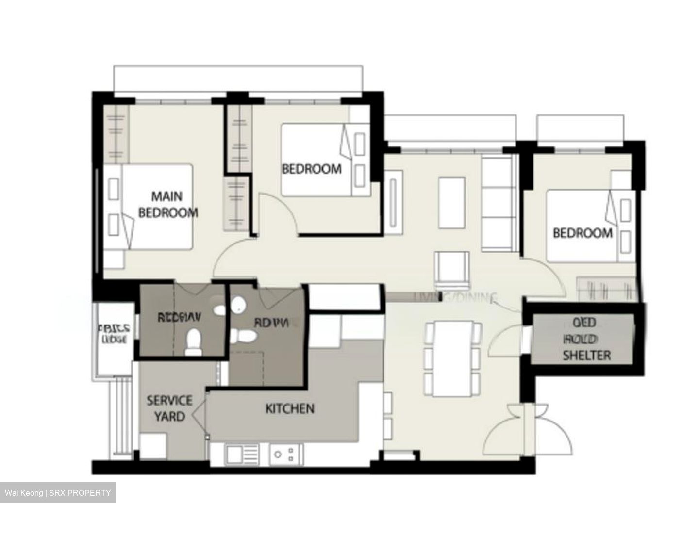 Blk 413A Waterfront I @ Northshore (Punggol), HDB 4 Rooms #601319841